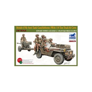 Bronco CB35170 British 6 Pdr Anti-Tank Gun