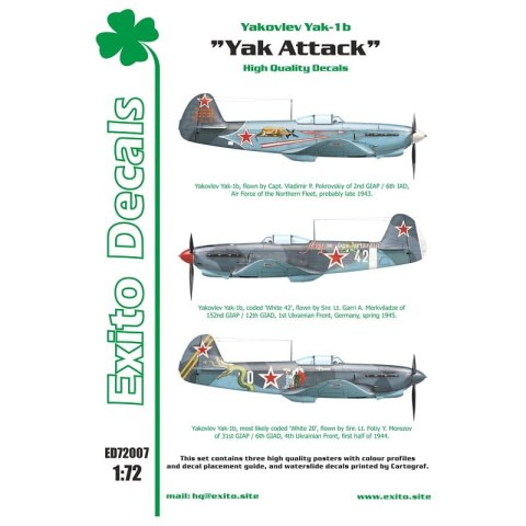 Exito ED72007 1/72 Yak Attack Yak-1