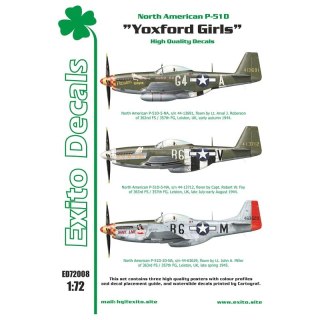 Exito ED72008 1/72 Yoxford Girls P-51D