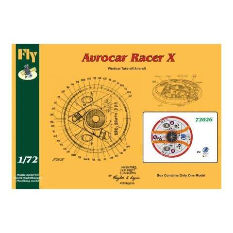 Fly 72024 Avrocar Racer X " 4+" 1/72