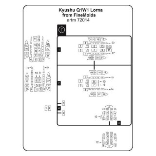 Fly ARTM72014 Kyushu Q1W1 Lorna for Fine Molds maska