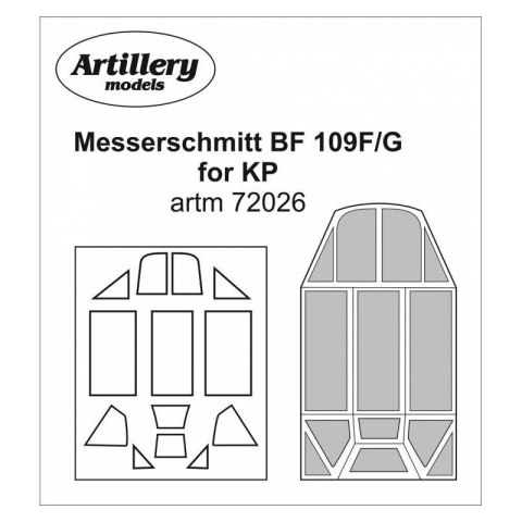 Fly ARTM72026 Messerschmidt BF 109F/G for KP maska 1/72