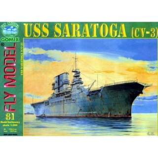 GO-FLM081 USS Saratoga (CV-3) model kartonowy