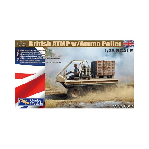 Gecko Models 35GM0017 British ATMP w/Ammo Pallet