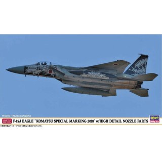 Hasegawa 02299 F-15J Eagle `Komatsu Special Marking 2018` w/High Details Nozzle Parts