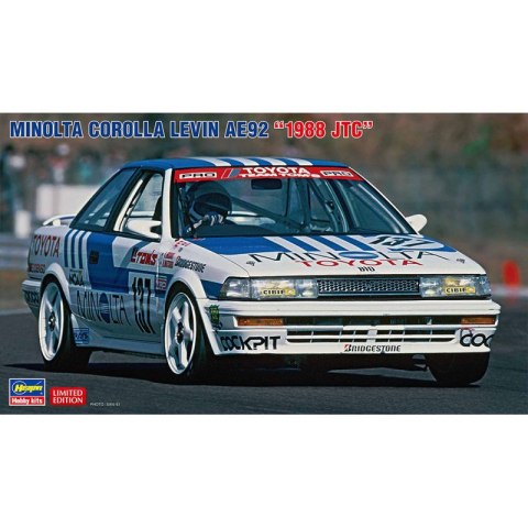 Hasegawa 20515 Minolta Corolla Levin AE92 "1988 JTC" Hasegawa 20515 Minolta Corolla Levin AE92 "1988 JTC"