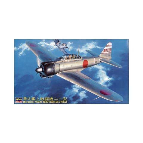 Hasegawa JT-43-09143 Mitsubishi A6M2b Zero Fighter Type21