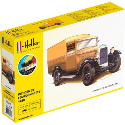 Heller 56703 Starter Set - Citroen C4 Fourgonnette 1926 Heller 56703 Starter Set - Citroen C4 Fourgonnette 1926