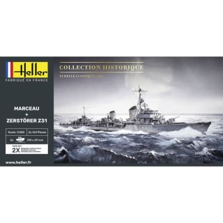 Heller 85009 Marceau + Zerstorer Z31 Twin Set 1/400