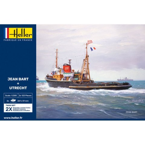 Heller 85602 Jean Bart + Utrecht Twin Set Heller 85602 Jean Bart + Utrecht Twin Set
