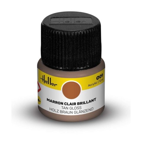 Heller Acrylic Paint 009 Tan Gloss 12 ml