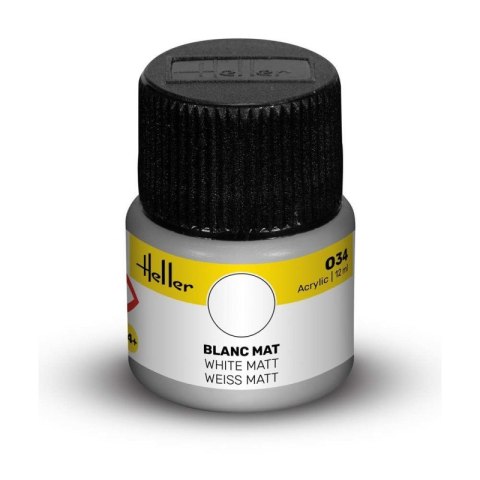 Heller Acrylic Paint 034 White Matt 12 ml Heller Acrylic Paint 034 White Matt 12 ml