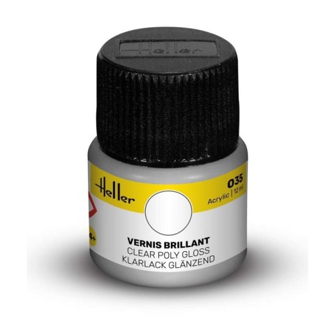 Heller Acrylic Paint 035 Clear Poly Gloss 12 ml Heller Acrylic Paint 035 Clear Poly Gloss 12 ml