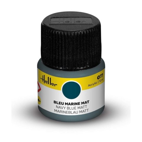 Heller Acrylic Paint 077 Navy Blue Matt 12 ml Heller Acrylic Paint 077 Navy Blue Matt 12 ml