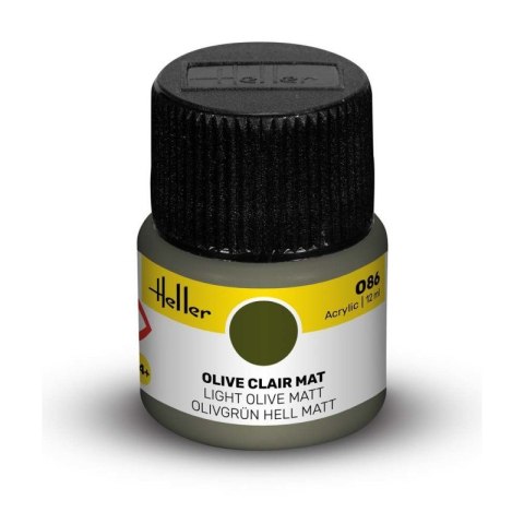 Heller Acrylic Paint 086 Light Olive Matt 12 ml Heller Acrylic Paint 086 Light Olive Matt 12 ml
