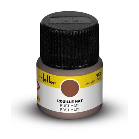 Heller Acrylic Paint 113 Rust Matt 12 ml Heller Acrylic Paint 113 Rust Matt 12 ml