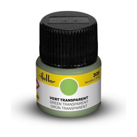 Heller Acrylic Paint 325 Green Transparent 12 ml Heller Acrylic Paint 325 Green Transparent 12 ml