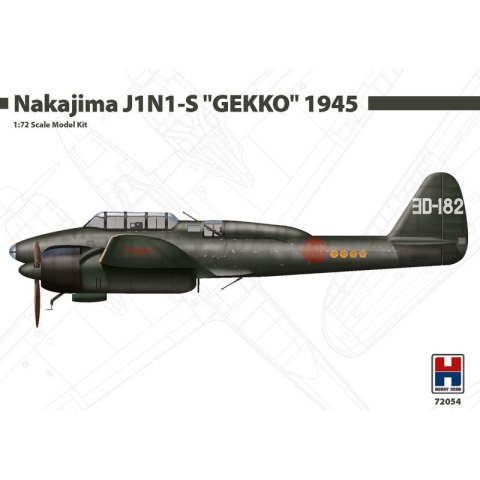 Hobby 2000 72054 Nakajima J1N1-S "GEKKO" 1945