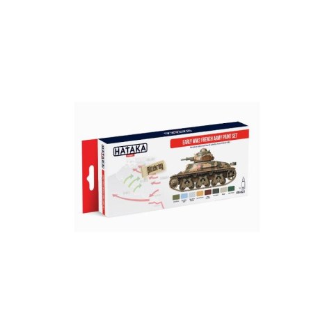 Hataka AS21 Early WW2 French Army Paint Set Hataka AS21 Early WW2 French Army Paint Set