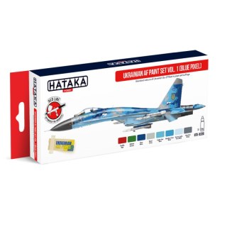 Hataka AS96 Ukrainian AF paint set vol.1Blue Pixel