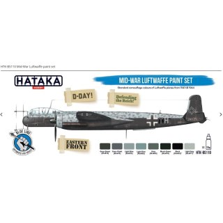 Hataka BS110 Mid-War Luftwaffe Paint Set