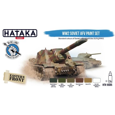 Hataka BS95 WW2 Soviet AFV paint set