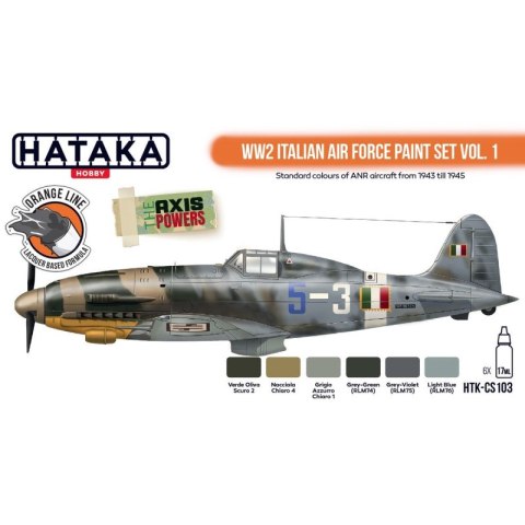 Hataka CS103 WW2 Italian Air Force paint set vol.1