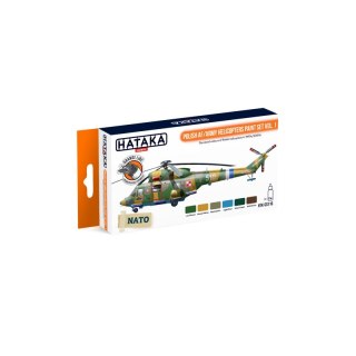 Hataka CS116 Polish AF/Army Helicopters paint set vol.1