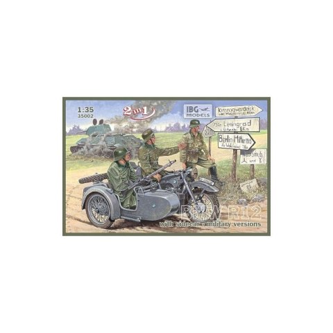 IBG 35002 1/35 Bmw R12 W/Sidecar M