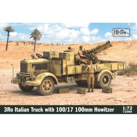 IBG 72098 3Ro Italian Truck with 100/17 100mm Howitzer