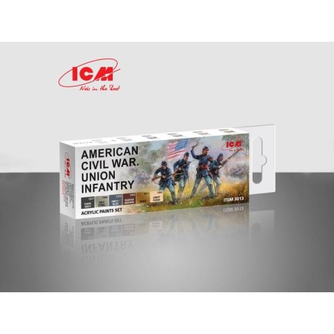 ICM 3013 Acrylic Paint Set for American Civil War