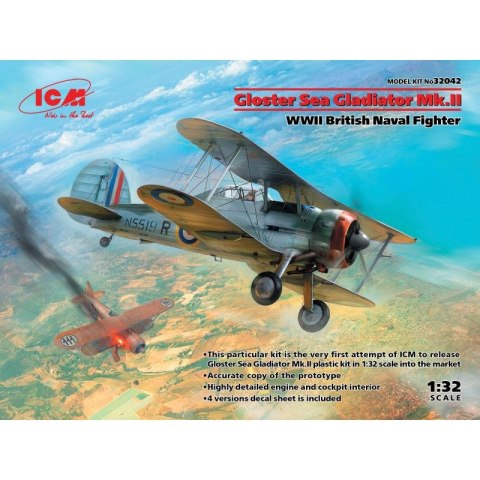 ICM 32042 Gloster Sea Gladiator Mk.II WWII British Naval Fighter