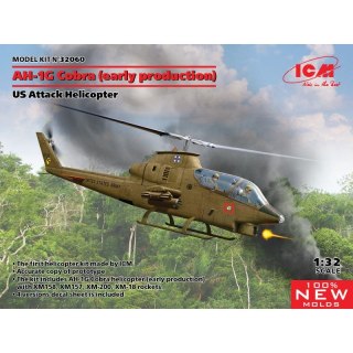 ICM 32060 AH-1G Cobra (early production), US Attack Helicopter (100% new molds)