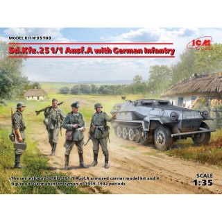 ICM 35103 Sd.Kfz.251 with infantry