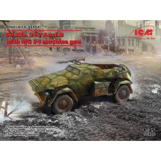 ICM 35112 Sd.Kfz. 247 Ausf.B with MG 34 machine gun