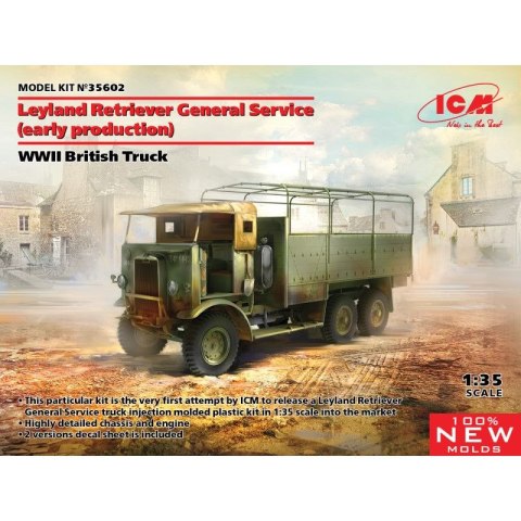 ICM 35602 Leyland Retriever General Service (early production), WWII British Truck