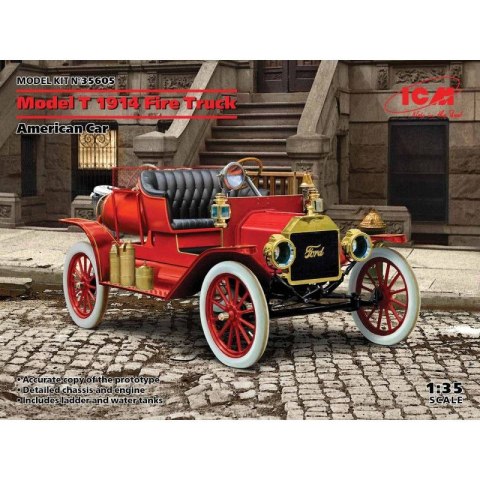 ICM 35605 Model T 1914 Fire Truck, American Car