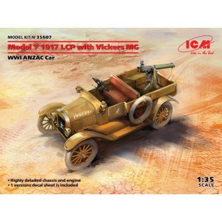 ICM 35607 Model T 1917 LCP with Vickers MG, WWI ANZAC Car