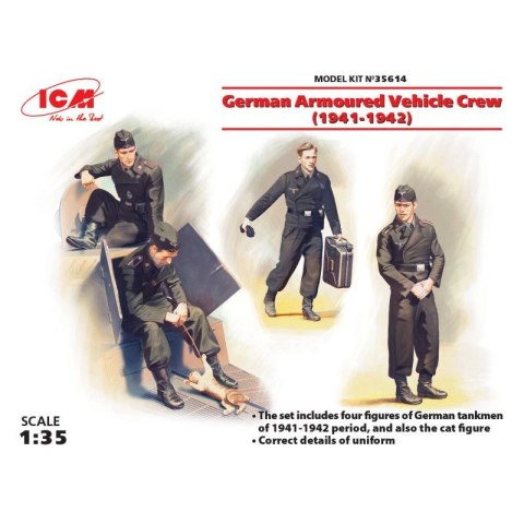 ICM 35614 German Armoured Vehicle crew 1941-42 ICM 35614 German Armoured Vehicle crew 1941-42