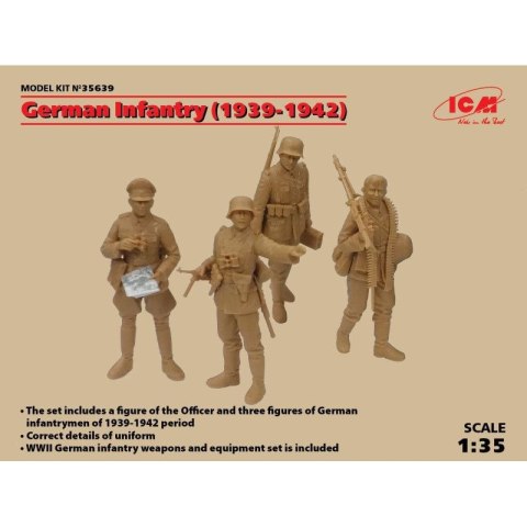 ICM 35639 1/35 German Infantry (1939-1941) 4 fig.