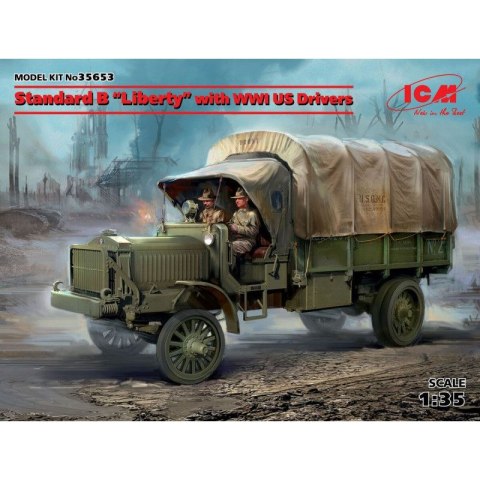 ICM 35653 Standard B Liberty with WWI US Drivers