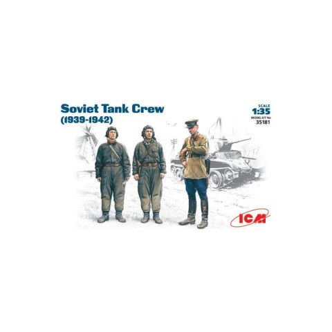 Icm 35181 Soviet Tank Crew 39-42