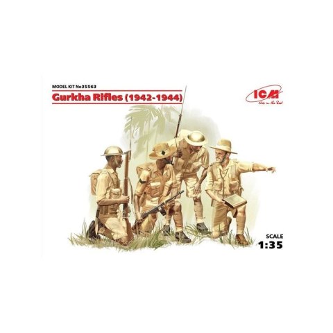 Icm 35563 Gurkha Rifles ( 1944 ) - 4 Figures