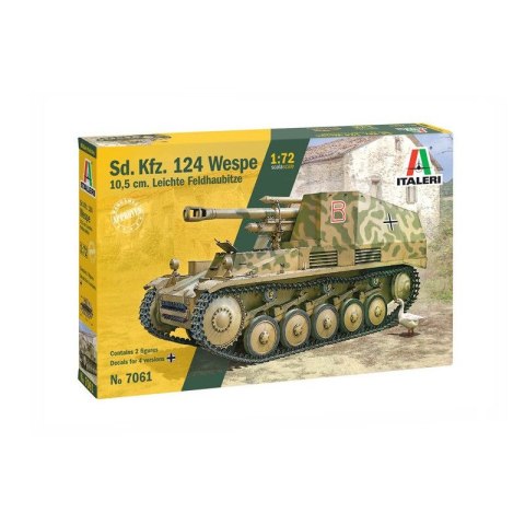 Italeri 7061 Sd.Kfz. 124 Wespe 10,5 cm. Leichte Feldhaubitze