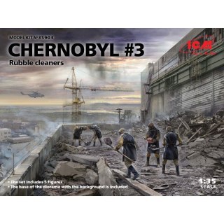 ICM 35903 Chernobyl #3 Rubble Cleaners