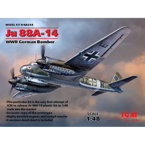 ICM 48234 Ju-88A-14 Bomber