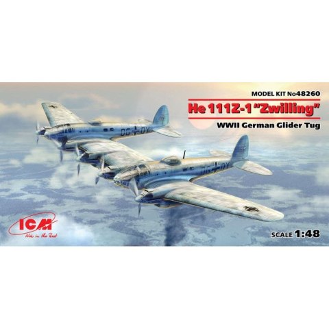 ICM 48260 He 111Z Zwilling WWII German Gilder