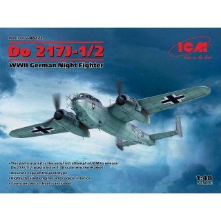 ICM 48272 Dornier Do-217J-1/2 WWII German Night Fighter