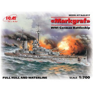 ICM S.017 WWI German Battleship Markgraf