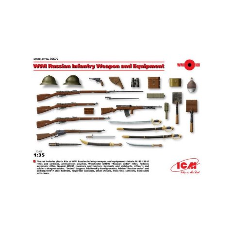 Icm 35672 WWI Russian Inf. Weapon